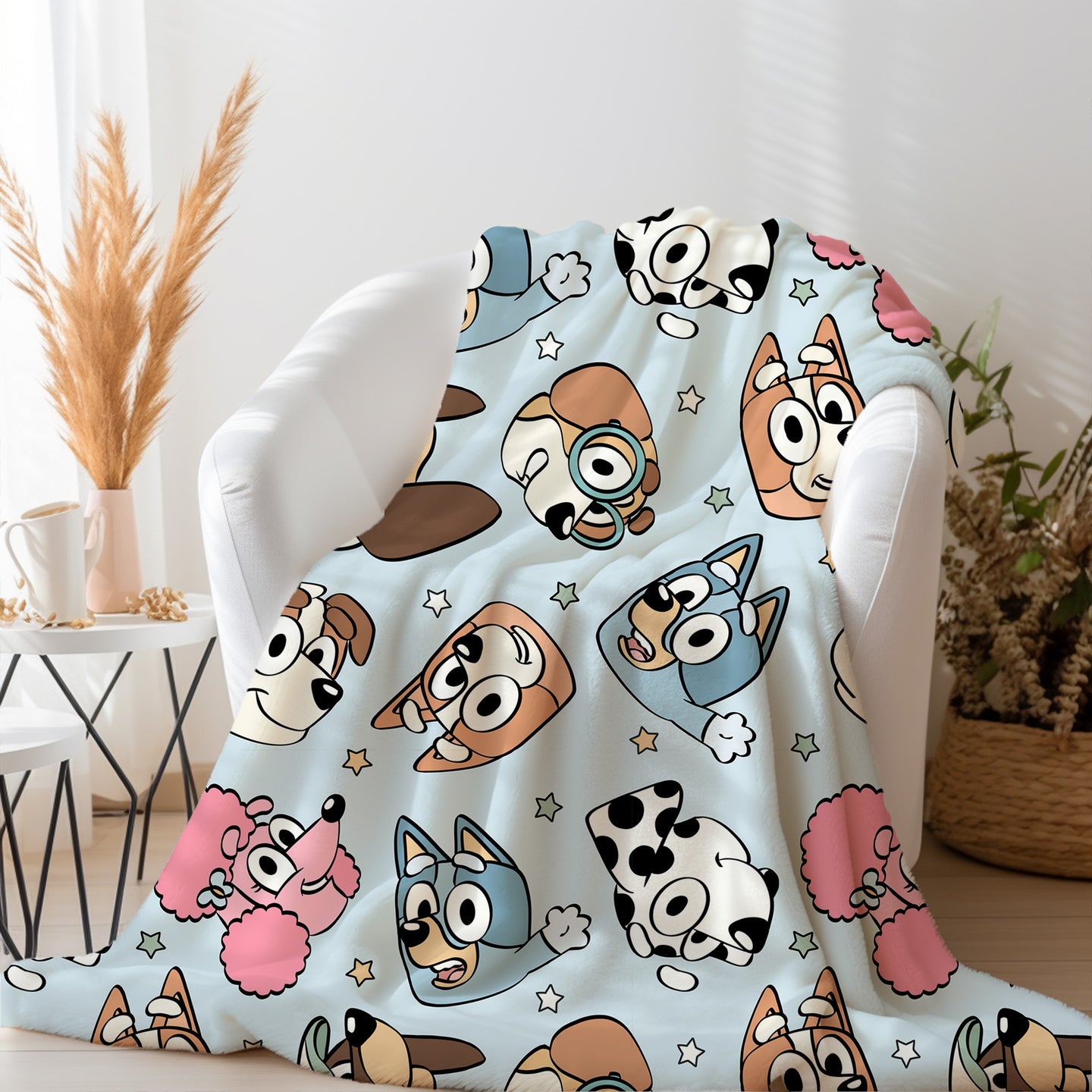 Personalized Bluey Blanket